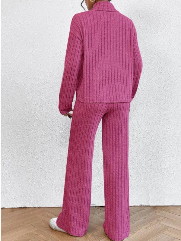 Emily Casual long sleeve women's knitted Two Pieces Sets - Vestir en Moda