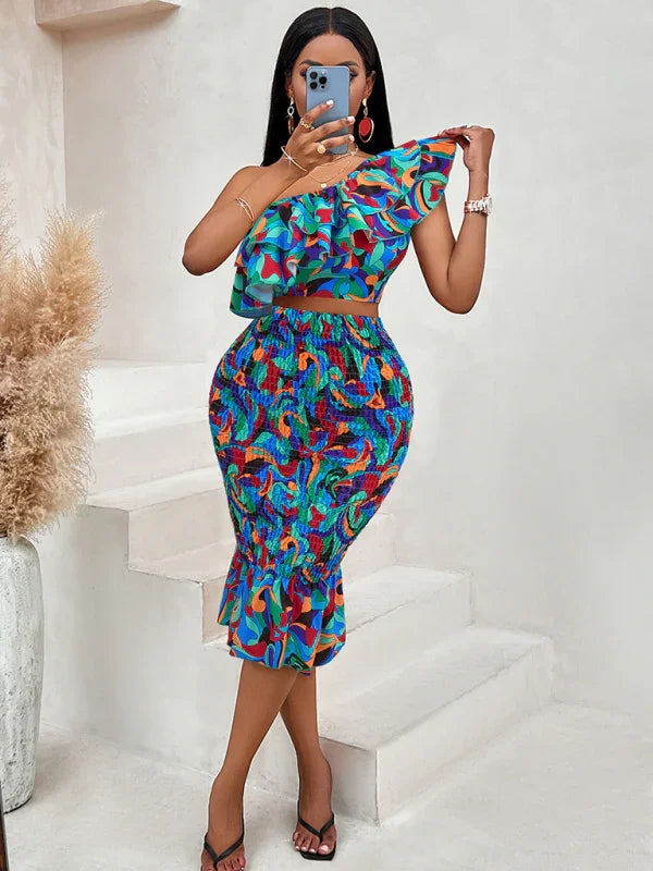 Olivia Off-shoulder women's Two pieces sets