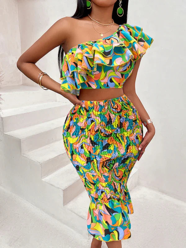 Olivia Off-shoulder women's Two pieces sets