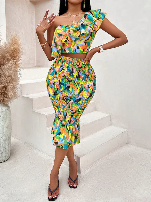 Olivia Off-shoulder women's Two pieces sets