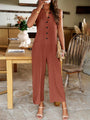Sodelis Women new style elegant solid color jumpsuits
