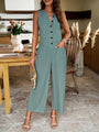 Sodelis Women new style elegant solid color jumpsuits