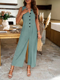 Sodelis Women new style elegant solid color jumpsuits
