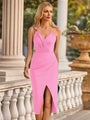 Evelyn Fashionable with Sling Waist Slits Dress