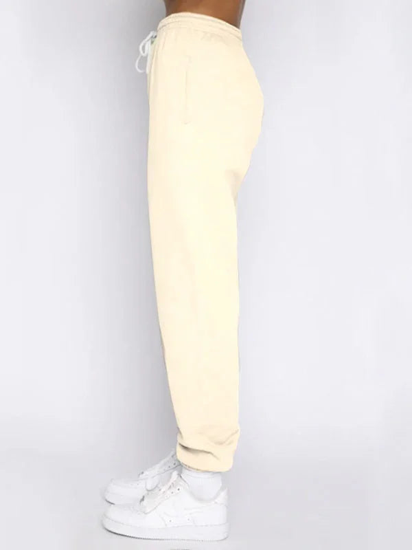 Sophia Women's new solid color stand-up collar zipper Two Pieces sets