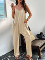 Jessica Women Casual Solid Color Slim Fit Jumpsuits
