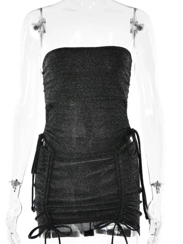 Olivia Sexy hip-hugging rawstring lace-up Two PieceS Sets