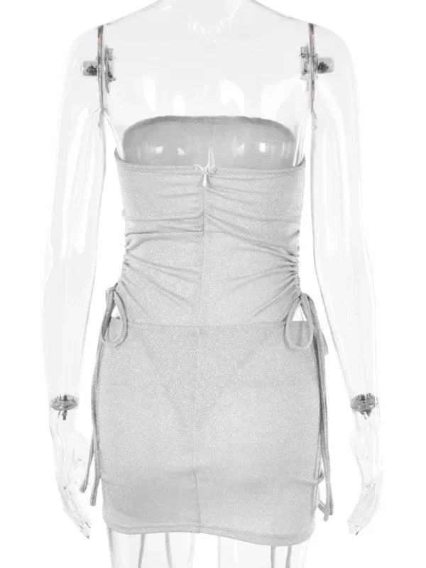 Olivia Sexy hip-hugging rawstring lace-up Two PieceS Sets