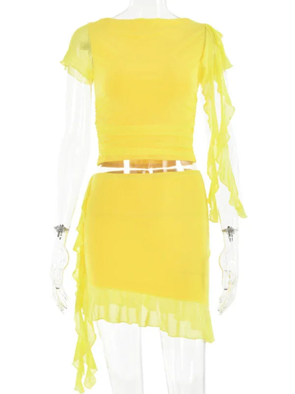 Madison Feminine slim fit knitted Two Pieces Sets