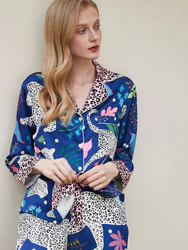 Emily Women's printed long sleeved Two Pieces Sets