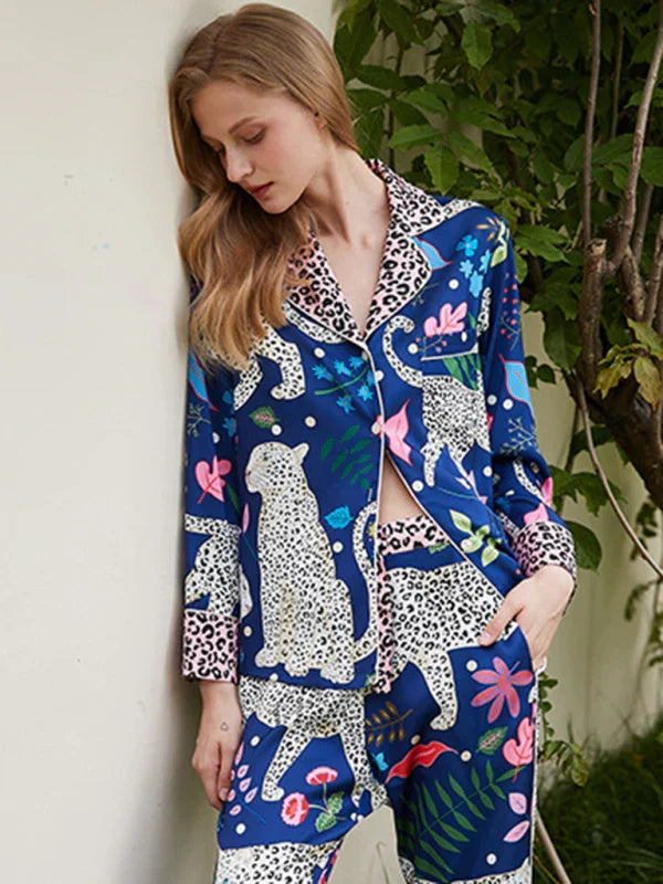 Emily Women's printed long sleeved Two Pieces Sets