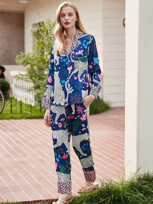 Emily Women's printed long sleeved Two Pieces Sets
