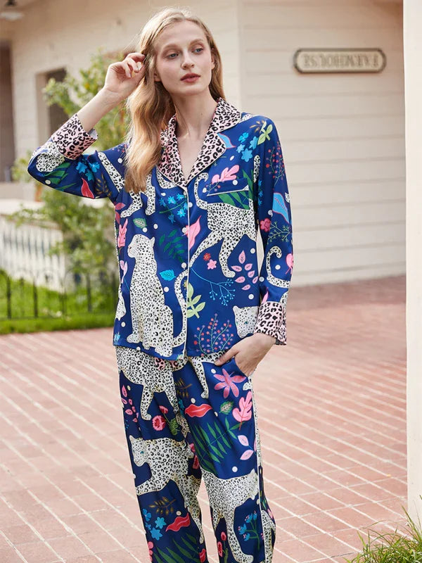 Emily Women's printed long sleeved Two Pieces Sets