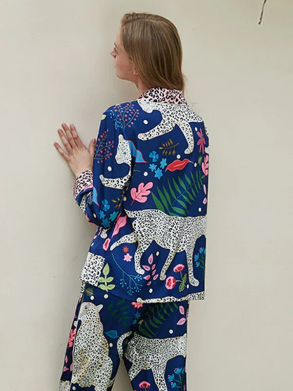 Emily Women's printed long sleeved Two Pieces Sets