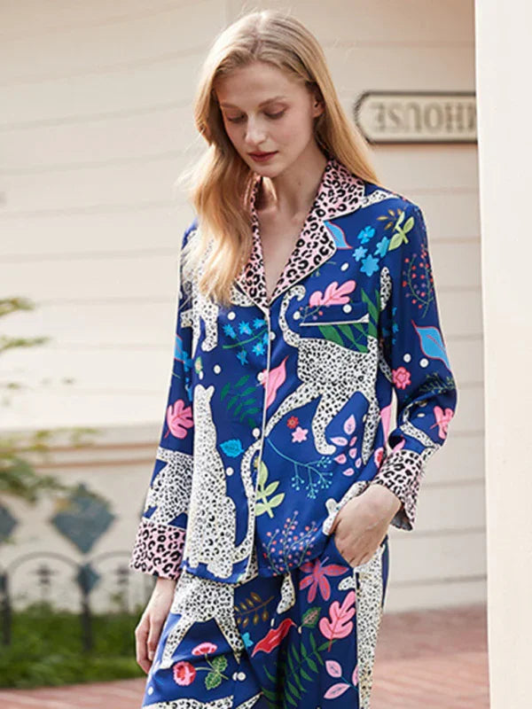 Emily Women's printed long sleeved Two Pieces Sets