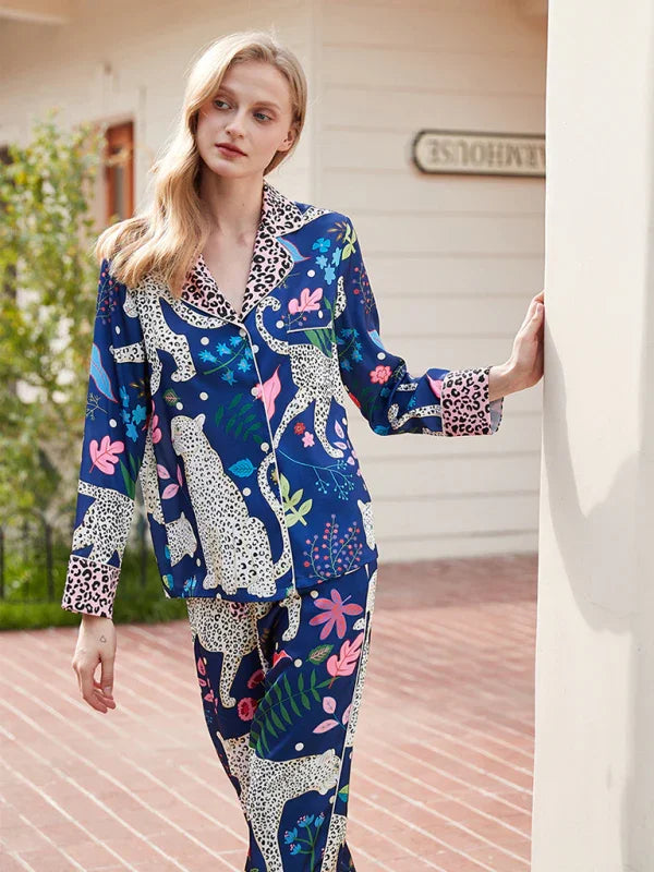Emily Women's printed long sleeved Two Pieces Sets