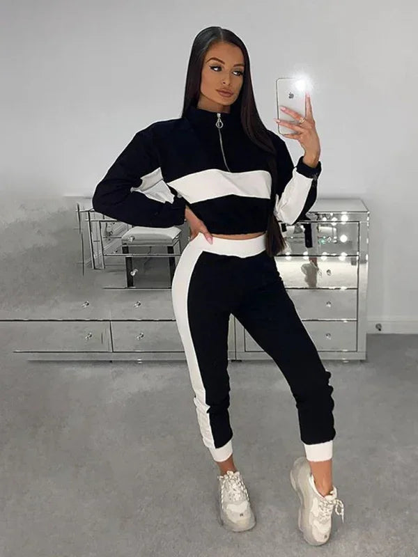 Olivia Women's new fashion casual color Two pieces sets