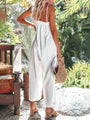 Gabriela New Loose High-Waisted Wide-Leg Fashion Suspender Jumpsuits