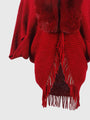 Jessica Open Front Fringe Hem Fashion Poncho - Vestir en Moda