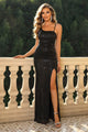 Julianna Asymmetrical Neck Sleeveless Split Dress - Vestir en Moda
