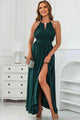 Kamryn Cutout Ruched Slit Sleeveless Sexy Maxi Dress - Vestir en Moda