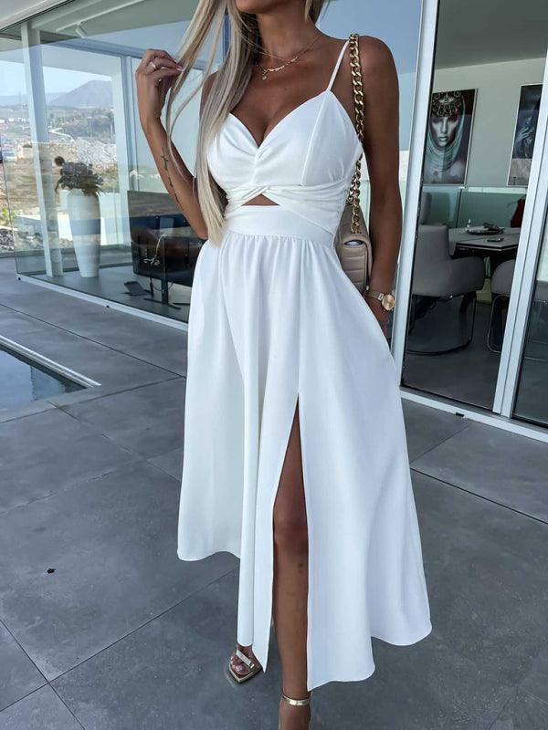 Kathryn Woven Sexy Suspender Fashion Ladies Dress - Vestir en Moda