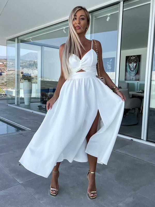 Kathryn Woven Sexy Suspender Fashion Ladies Dress - Vestir en Moda
