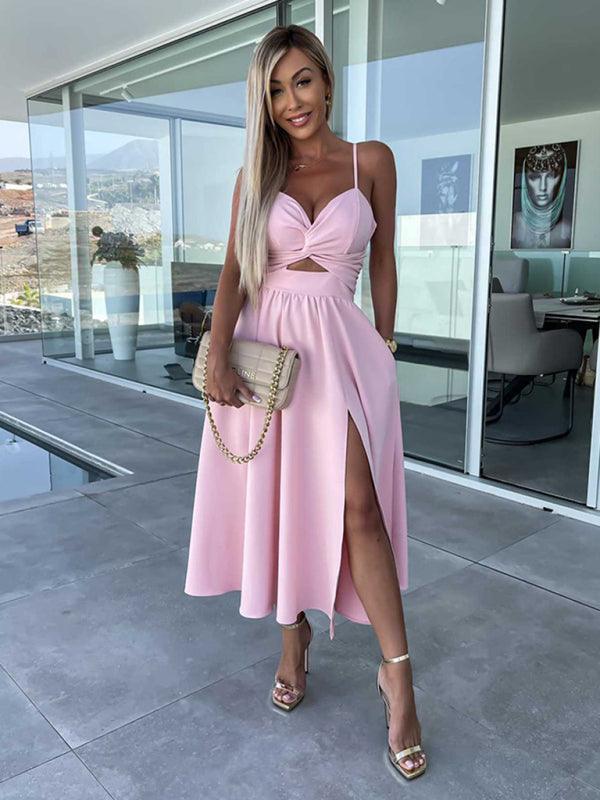 Kathryn Woven Sexy Suspender Fashion Ladies Dress - Vestir en Moda