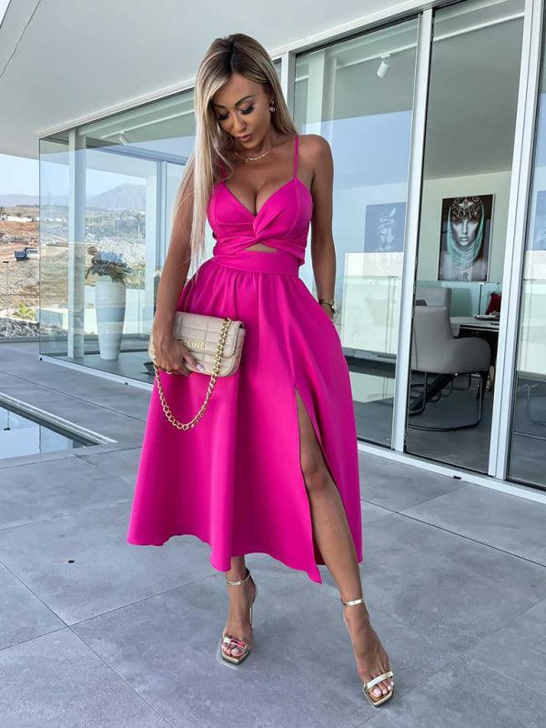 Kathryn Woven Sexy Suspender Fashion Ladies Dress - Vestir en Moda