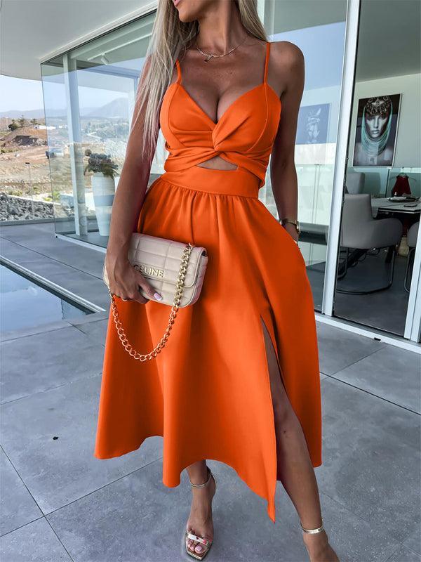 Kathryn Woven Sexy Suspender Fashion Ladies Dress - Vestir en Moda