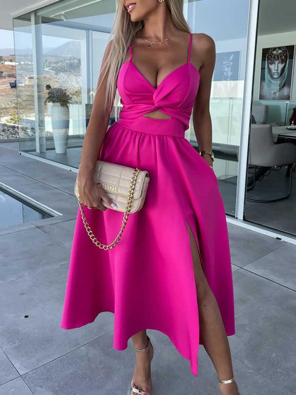 Kathryn Woven Sexy Suspender Fashion Ladies Dress - Vestir en Moda