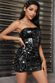 Leyla Sequin Slightly Stretchy Elegant Strapless Mini Dress - Vestir en Moda