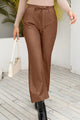 Makiala Drawstring Wide Leg Long Pants - Vestir en Moda