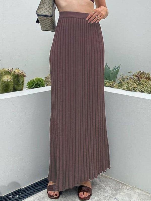 Martina Elegant Sleeveless Pleated Two pieces Set - Vestir en Moda