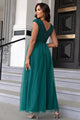 Morgan Elegant Sequin V-Neck Mesh Maxi Dress - Vestir en Moda
