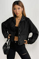 Nylah Snap Down Collared Pocketed Jacket - Vestir en Moda