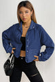 Nylah Snap Down Collared Pocketed Jacket - Vestir en Moda