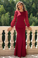 Poppy Sequin Round Neck Stunning Maxi Dress - Vestir en Moda