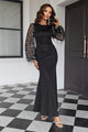 Poppy Sequin Round Neck Stunning Maxi Dress - Vestir en Moda