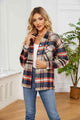 Rebecca Collared Plaid Shacket Shirt - Vestir en Moda