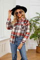 Rebecca Collared Plaid Shacket Shirt - Vestir en Moda