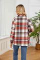 Rebecca Collared Plaid Shacket Shirt - Vestir en Moda