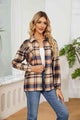 Rebecca Collared Plaid Shacket Shirt - Vestir en Moda