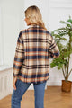 Rebecca Collared Plaid Shacket Shirt - Vestir en Moda