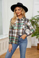 Rebecca Collared Plaid Shacket Shirt - Vestir en Moda