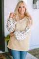 Sandra Waffle-Knit Balloon Sleeve Sweater - Vestir en Moda
