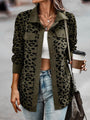 Stephanie Full Size Leopard Buttoned Casual Jacket - Vestir en Moda