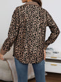 Stephanie Full Size Leopard Buttoned Casual Jacket - Vestir en Moda
