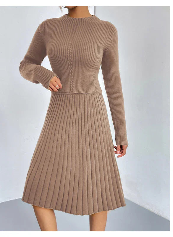 Martina Women's knitted slim fit Two Pieces Sets