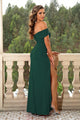 Walkiriana Off-Shoulder Split Maxi Stunning Dress - Vestir en Moda